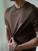 上質コットン ロゴTシャツ O4