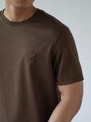 上質コットン ロゴTシャツ O4