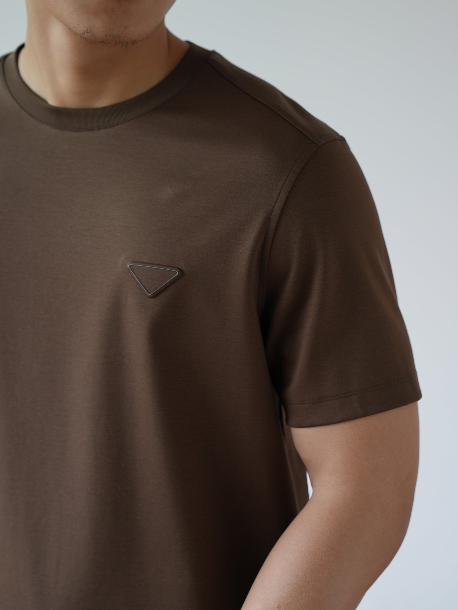 上質コットン ロゴTシャツ O4